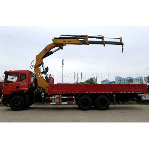 12Tons Knuckle Boom Crane On Dongfeng Truck Chassis